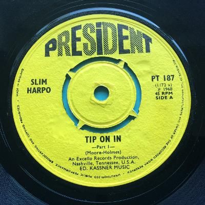 Slim Harpo - Tip on in - U.K. President - Ex