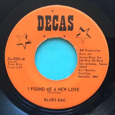 Blues Bag - I found me a new love b/w Too many changes - Decas - Ex-