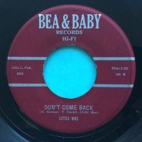 Little Mac - Don't come back b/w Times are getting tougher - Bea & Baby - Ex