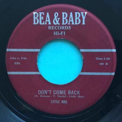 Little Mac - Don't come back - Bea & Baby - Ex