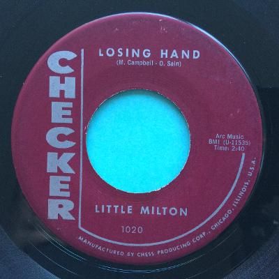 Little Milton - Losing hand b/w I wonder why - Checker - Ex