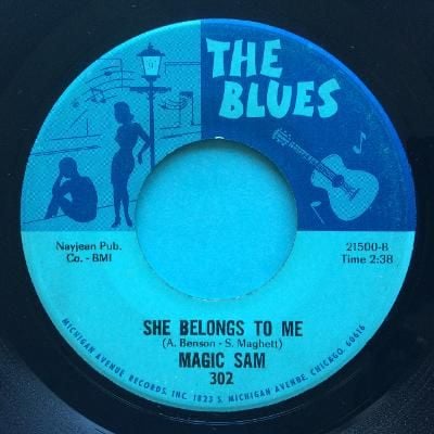 Magic Sam - Out of bad luck b/w She belongs to me - The Blues - VG+