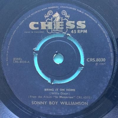 Sonny Boy Williamson - Bring it on home b/w Down Child - U.K. Chess - Ex-