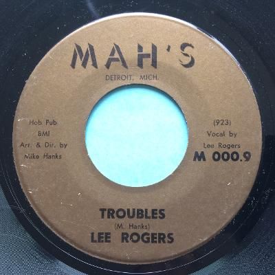 Lee Rogers - troubles - Mah's - VG+
