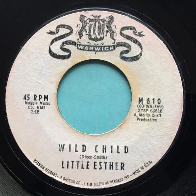 Little Esther - Wild Child - Warwick promo - VG+ (label wear/fade)