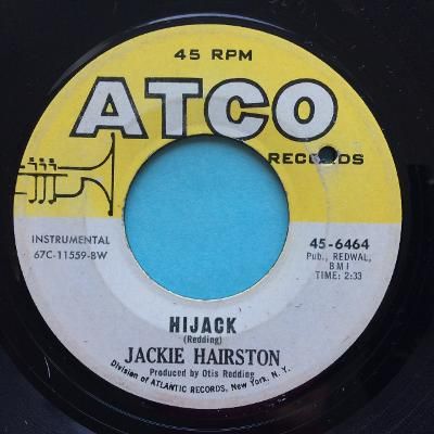 Jackie Hairston - Hijack - Atco - VG+