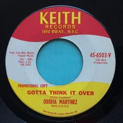 Oberia Martinez - Gotta think it over - Keith - Ex-