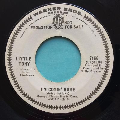Little Tony - I'm comin home - WB promo - VG+