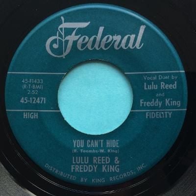Lulu Reed and Freddy King - You can't hide - Federal - Ex-