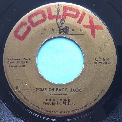 Nina Simone - Come on back, Jack - Colpix - VG+