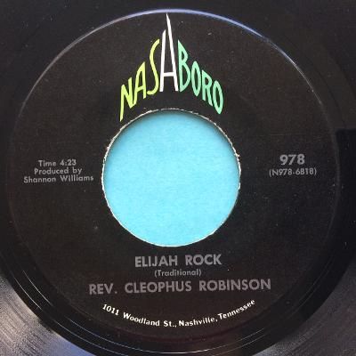 Rev. Cleophus Robinson - Elijah Rock - Nashboro- Ex-