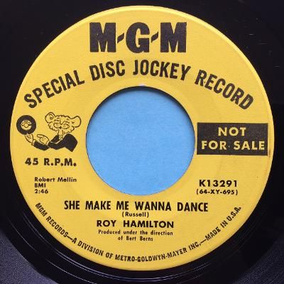 Roy Hamilton - She make me wanna dance - MGM promo - Ex-