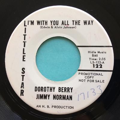 Dorothy Berry and Jimmy Norman - I'm with you all the way - Little Star promo - Ex-