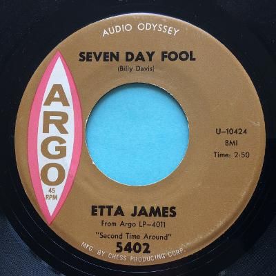 Etta James - Seven Day Fool - Argo - Ex-