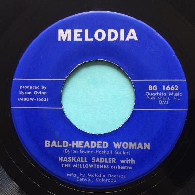 Haskall Sadler - Bald-headed woman b/w Herman Odom - You can't take it out of this world - Melodia - VG+
