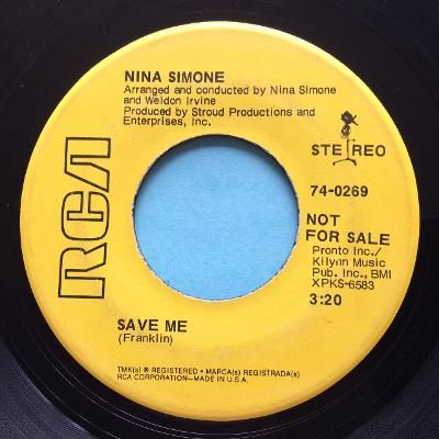 Nina Simone - Save me - RCA promo - VG+ (sol)