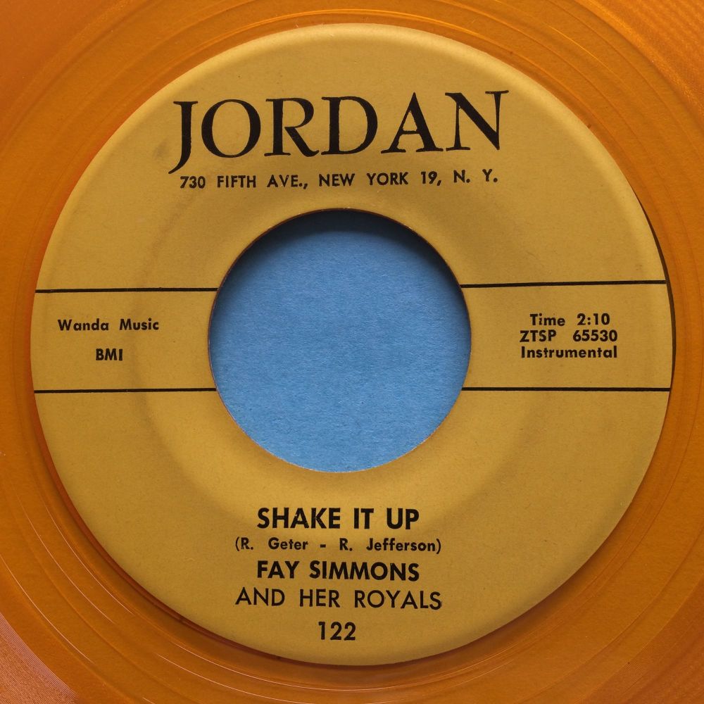 Fay Simmons - Shake it up - Jordan (yellow vinyl) - Ex