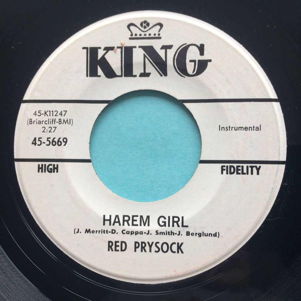 Red Prysock - Harem Girl b/w Hide Away-1962 - King promo - Ex-