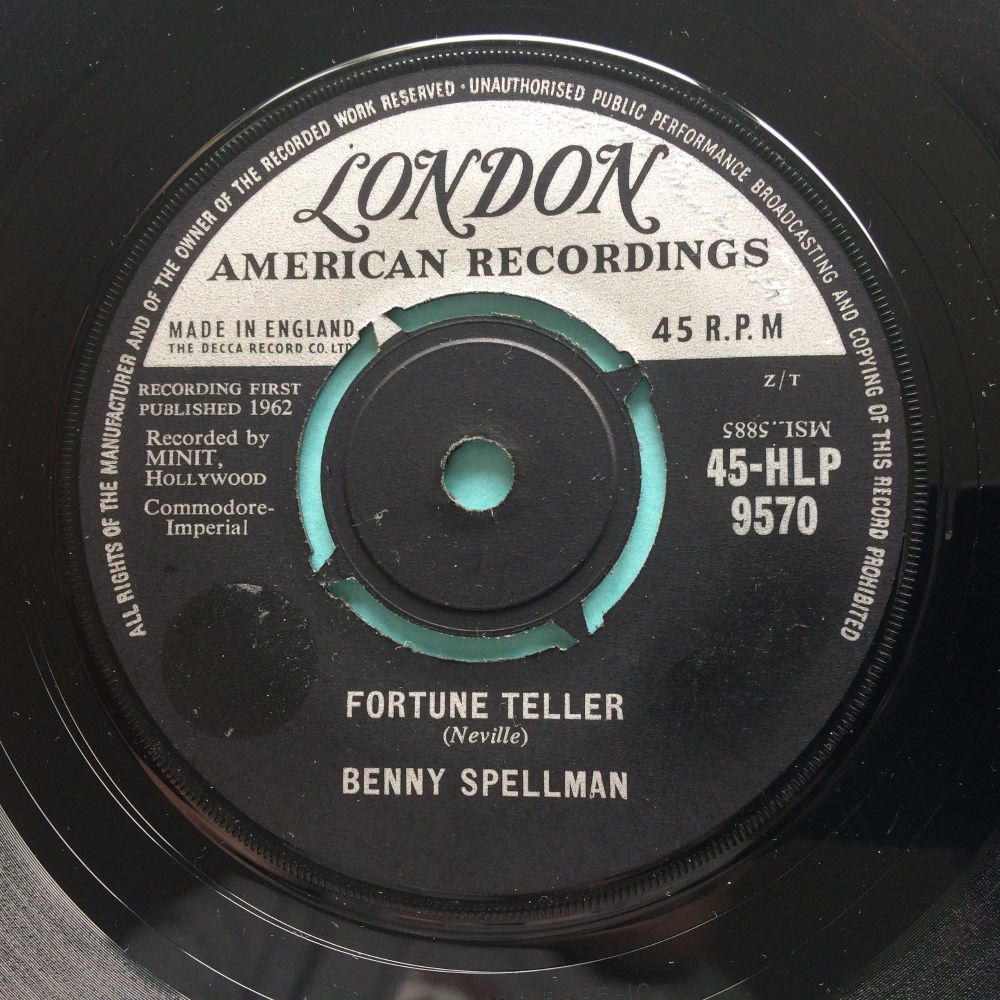 Benny Spellman - Fortune Teller - U.K. London - Ex