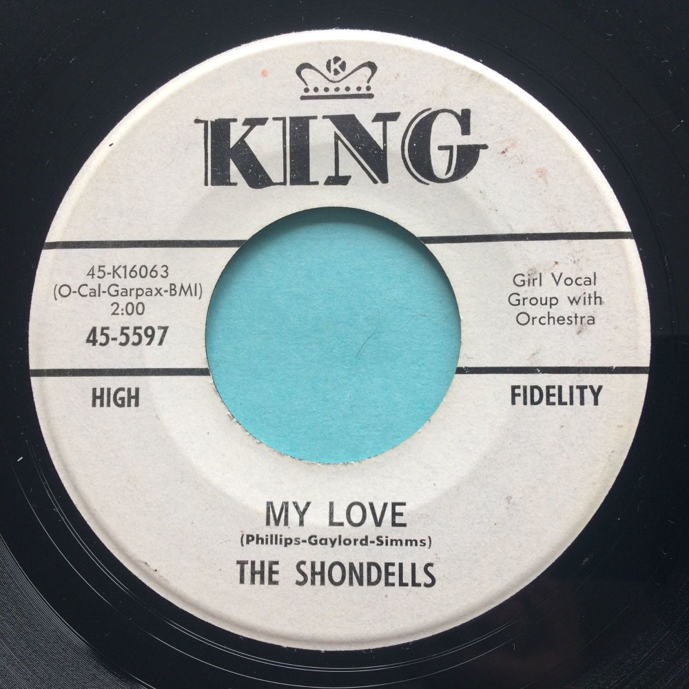 Shondells - My love - King promo - Ex-