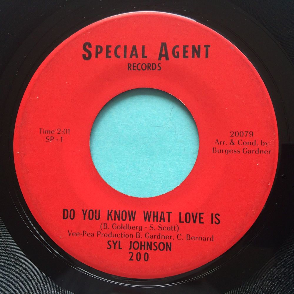 Syl Johnson - Do you know what love is - Special Agent - VG+