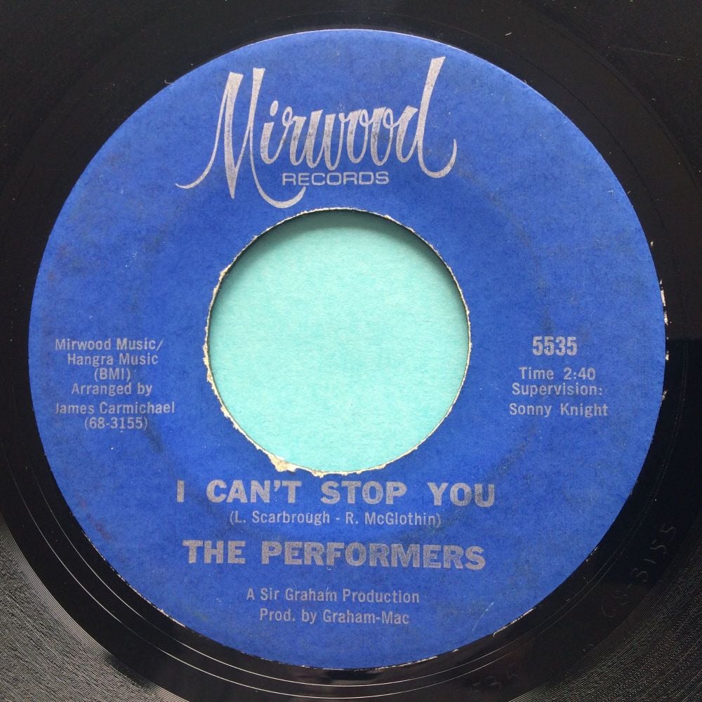Performers - I can't stop you - Mirwood - VG+