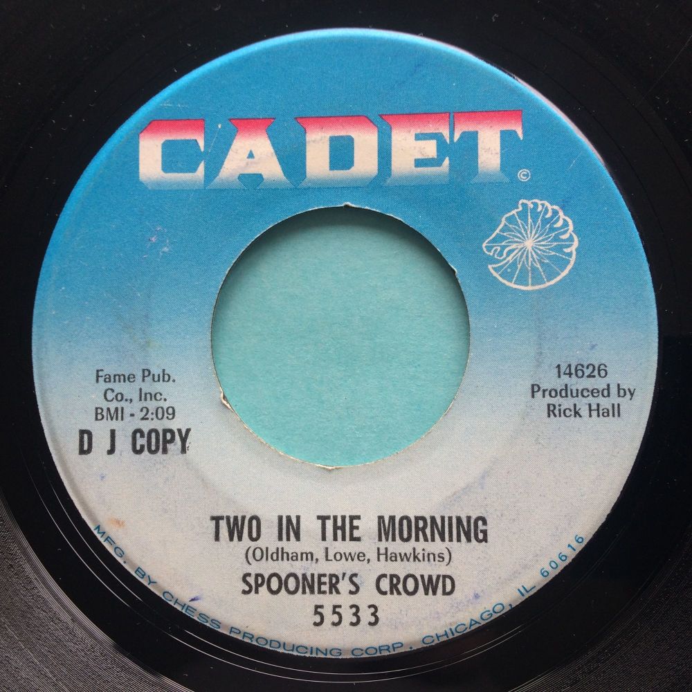 Spooner's Crowd - Two in the morning - Cadet one sided promo - VG+