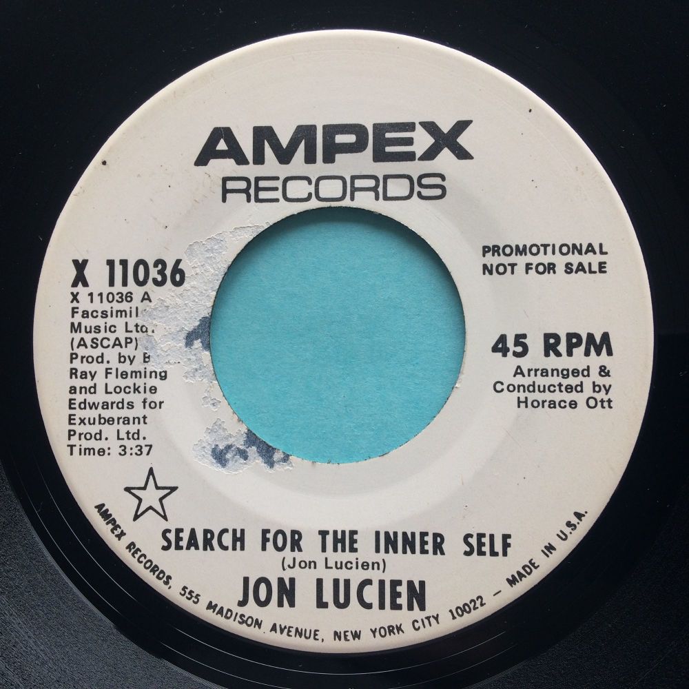 Jon Lucien - Search for the inner self - Ampex promo - Ex- (label wear)