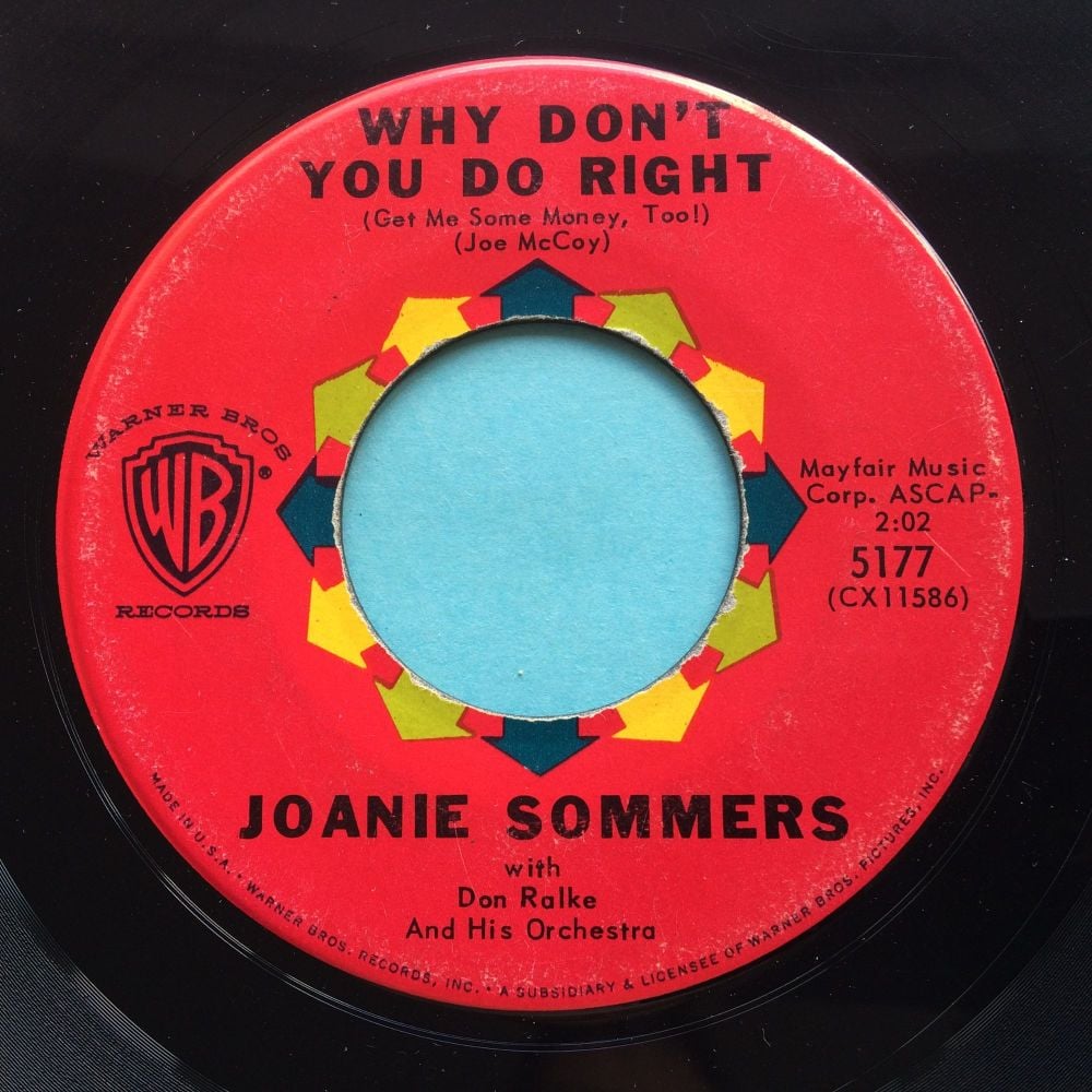 Joanie Sommers - Why don't you do right - WB - VG+