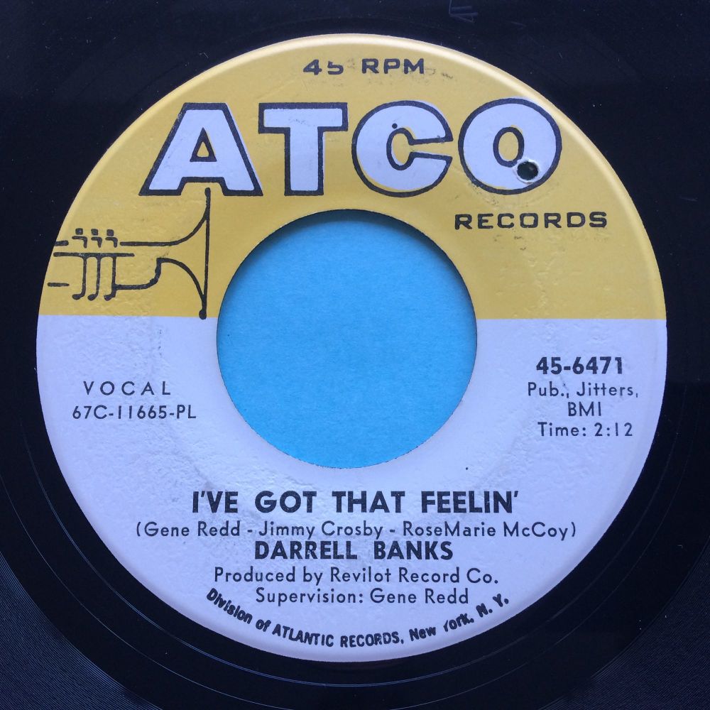 Darrell Banks - I've got that feelin - Atco - Ex
