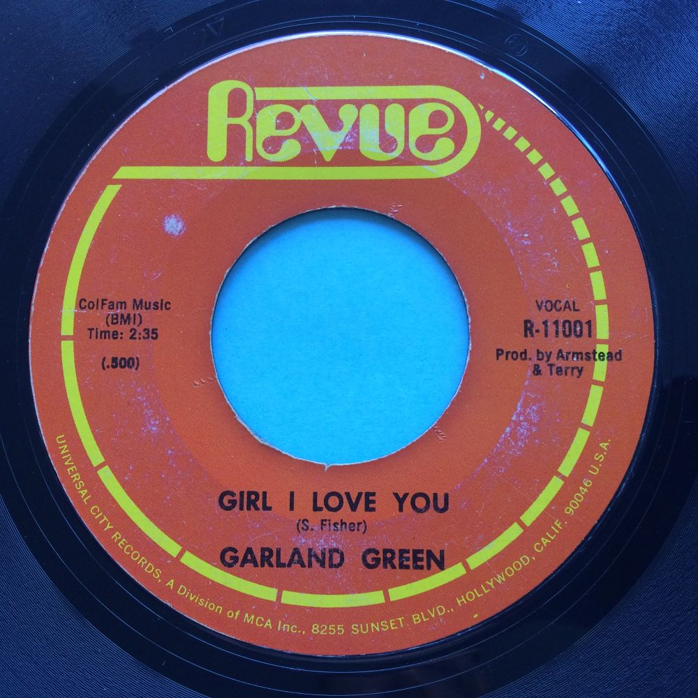 Garland Green - Girl I love you b/w It rained forty days and nights - Revue - VG+