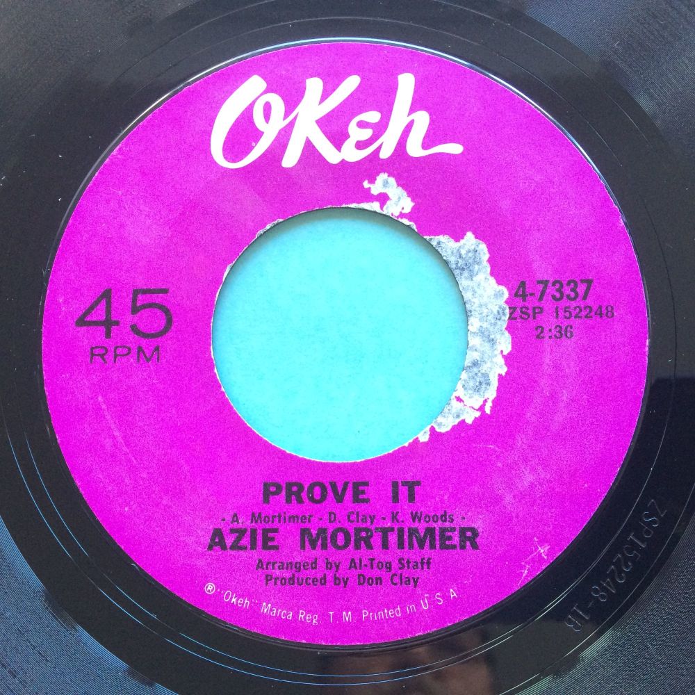 Azie Mortimer - Prove it - Okeh - Ex-
