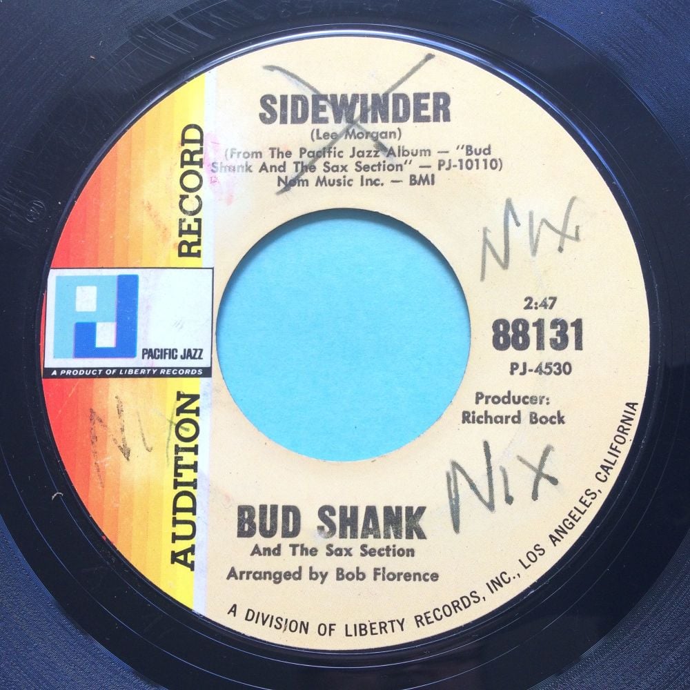 Bud Shank - Sidewinder - Pacific Jazz - VG+ (wol)