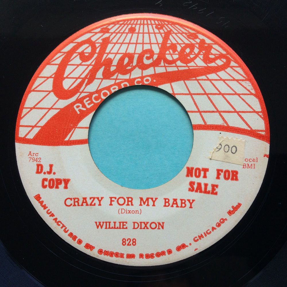 Willie Dixon - Crazy for my baby b/w I am the lover man - Checker promo - E