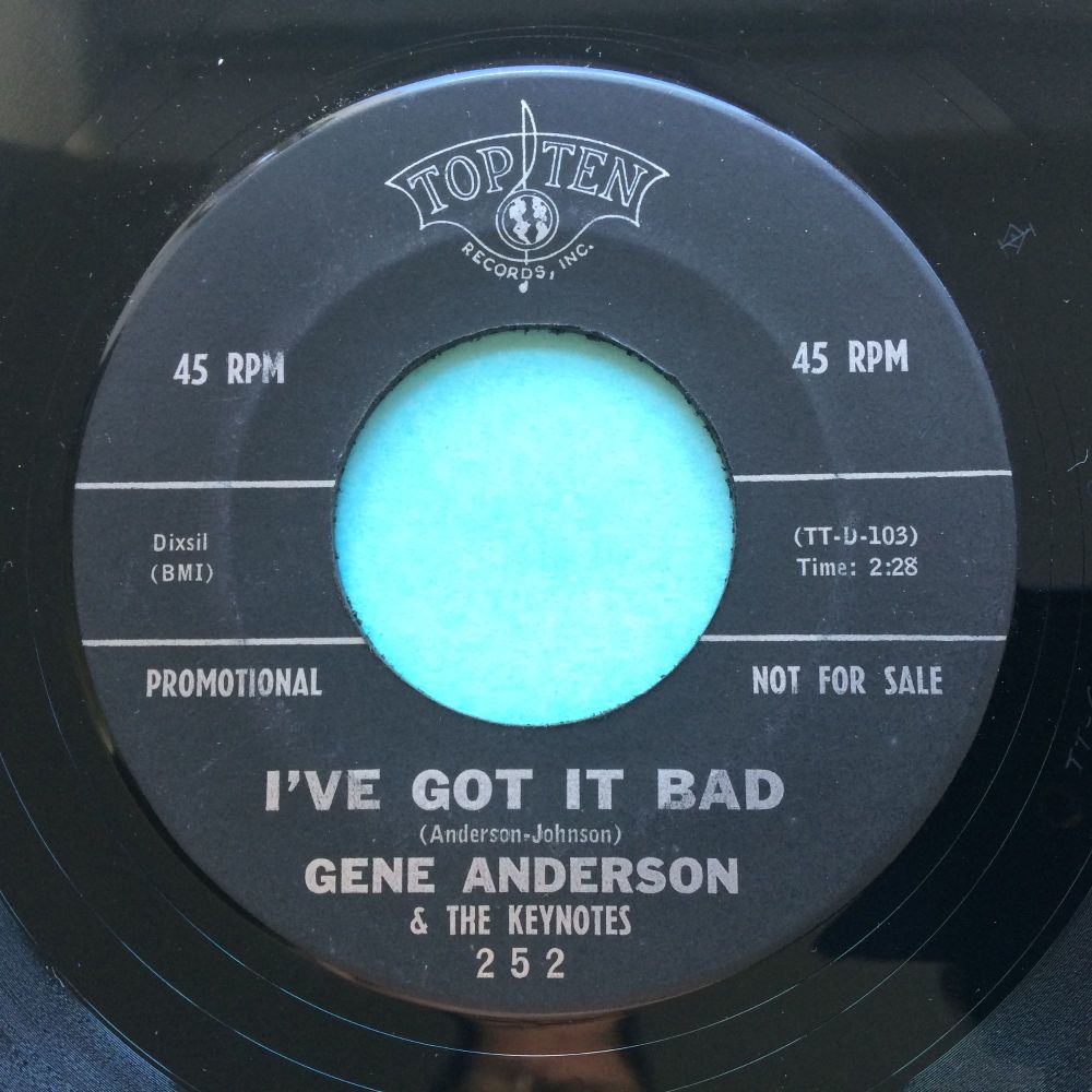 Gene Anderson - I've got it bad - Top Ten - Ex