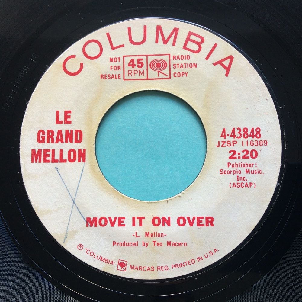 Le Grand Mellon - Move it on over b/w Sound of the blues - Columbia promo - VG+