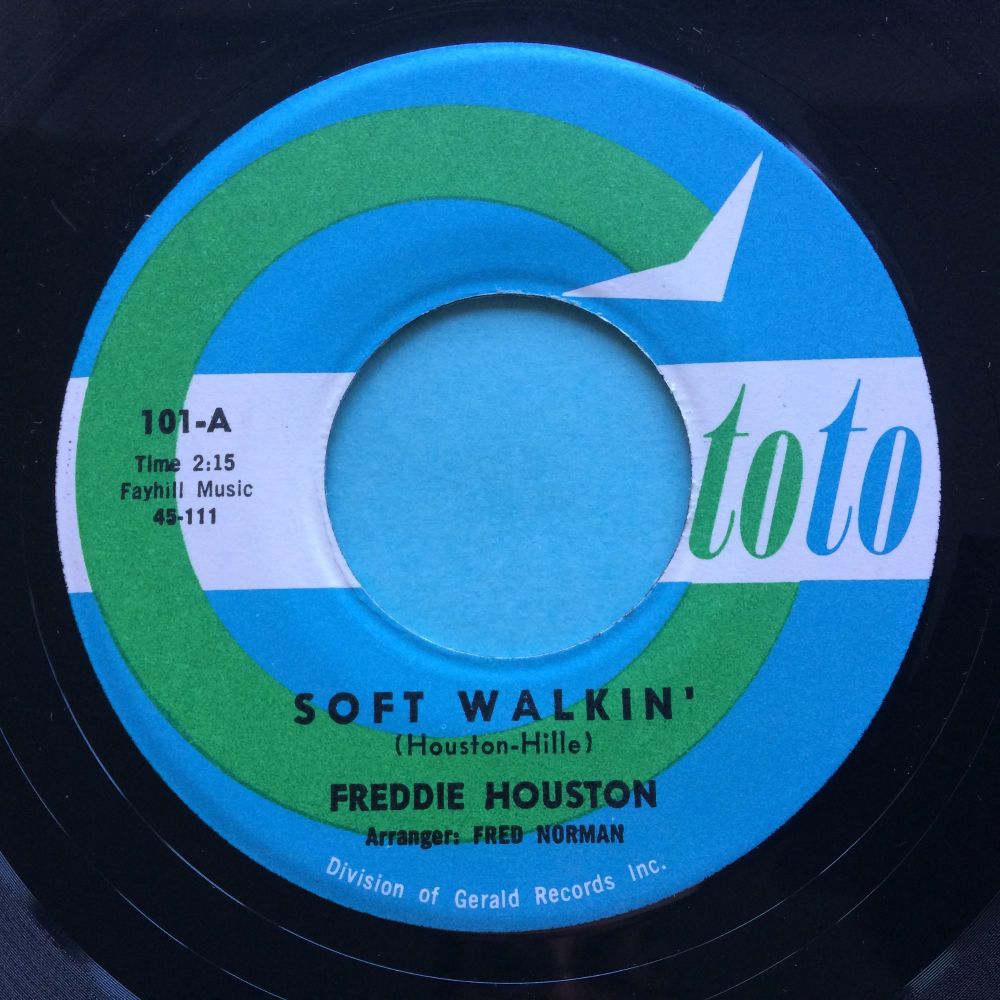 Freddie Houston - Soft Walkin' - Toto (+ rare pic sleeve) - Ex