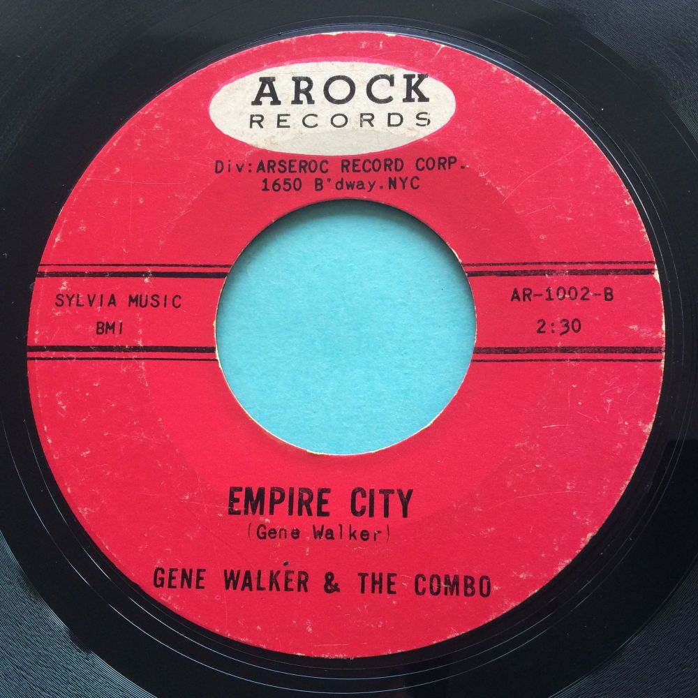 Gene Walker & The Combo - Empire City b/w Sophisticated Monkey - Arock - VG