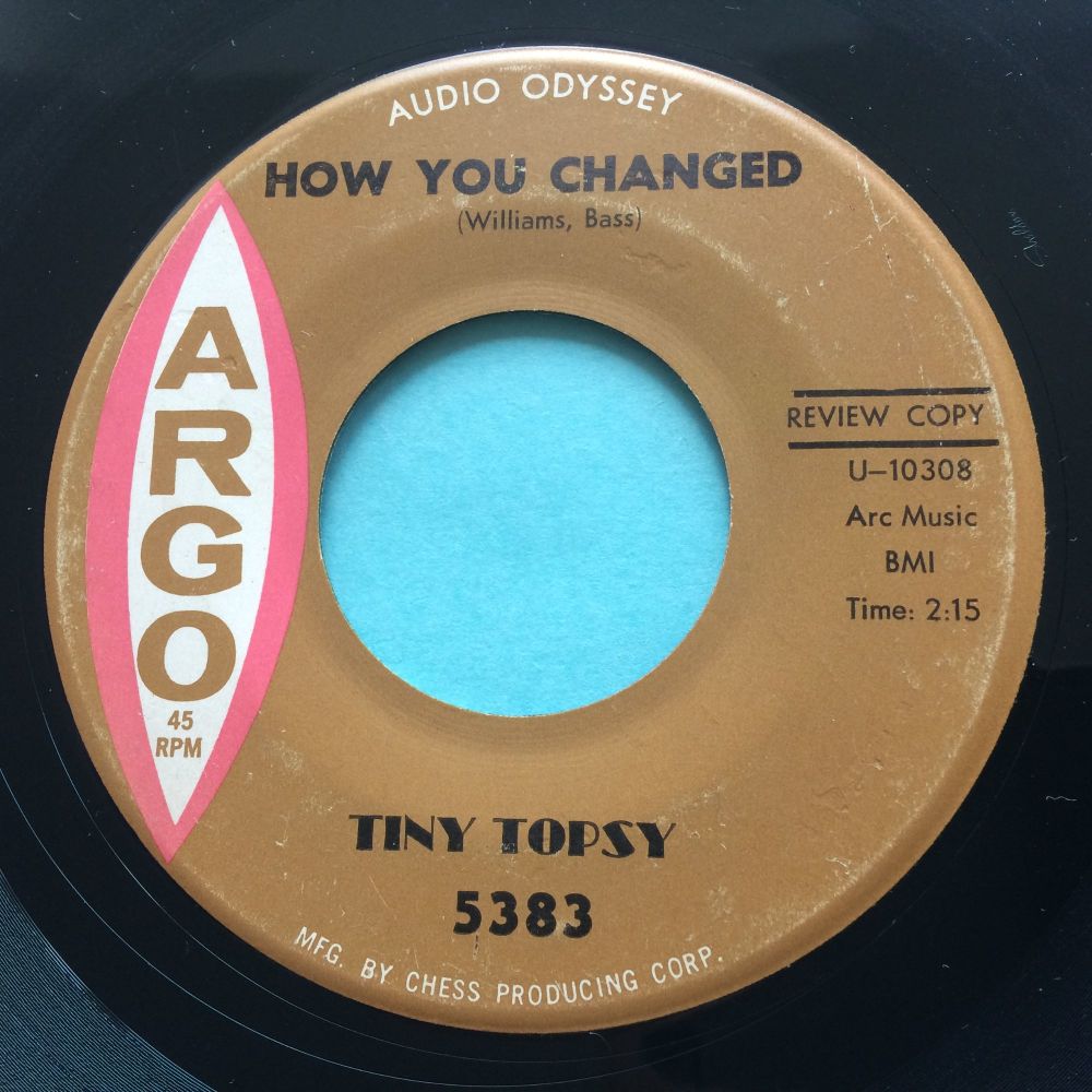 Tiny Topsy - How you changed b/w Working on my baby - Argo - VG+