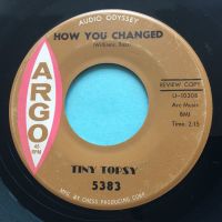 Tiny Topsy - How you changed b/w Working on my baby - Argo - VG+