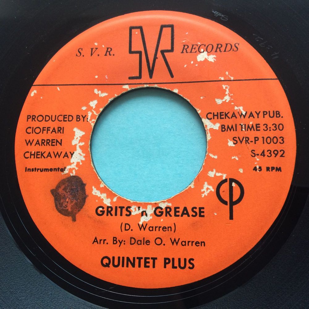 Quintet Plus - Grits 'n Grease b/w Shop around - SVR - Ex (label wear/wol)