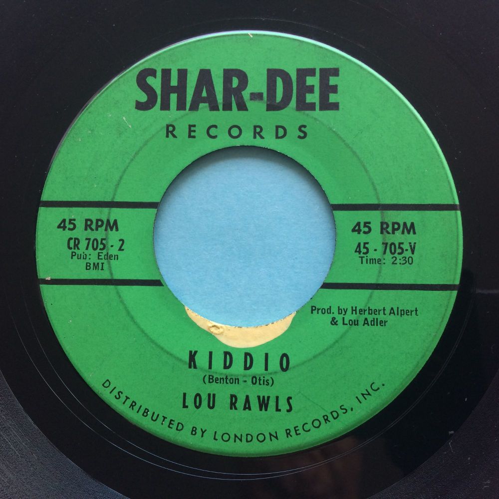 Lou Rawls - Kiddio - Shar-Dee - VG+