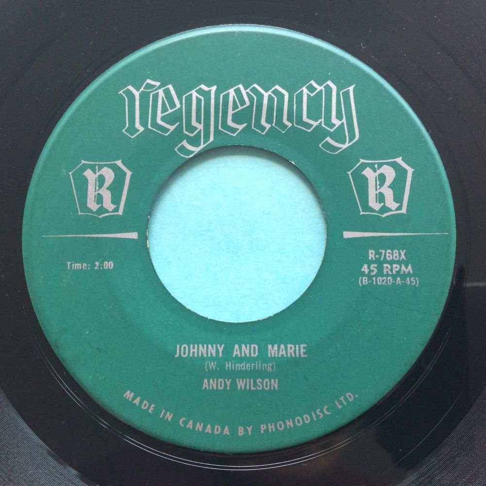 Andy Wilson - Johnny and Marie - Regency (Canadian) - Ex