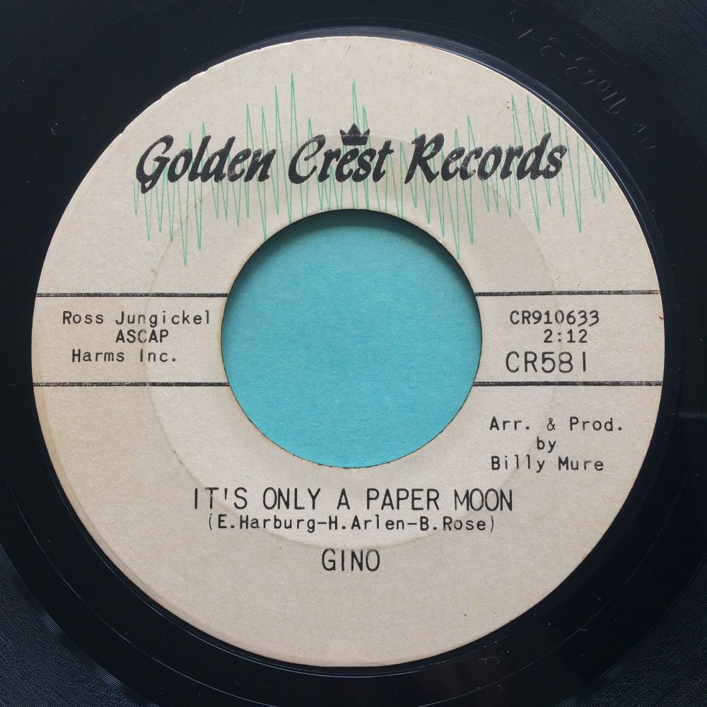Gino - It's only a paper moon - Golden Crest - Ex
