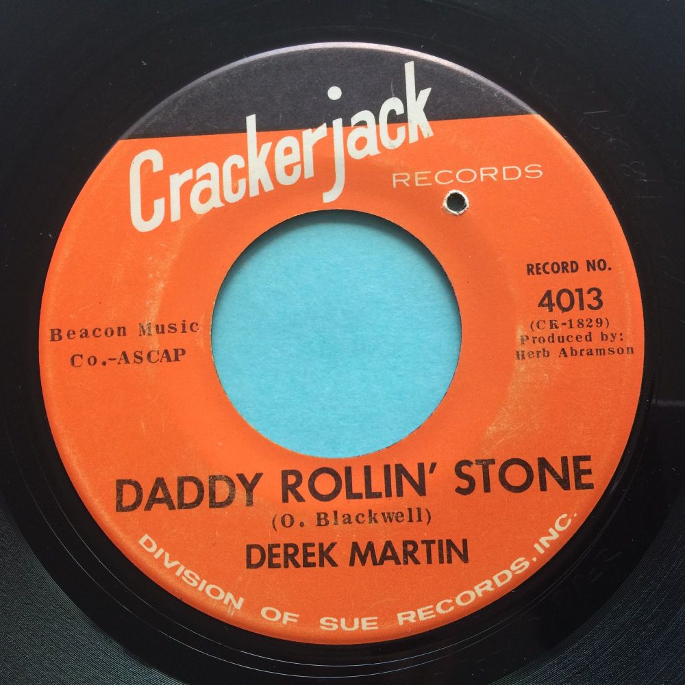 Derek Martin - Daddy Rolli' Stone b/w Don't put me down like this - Cracker