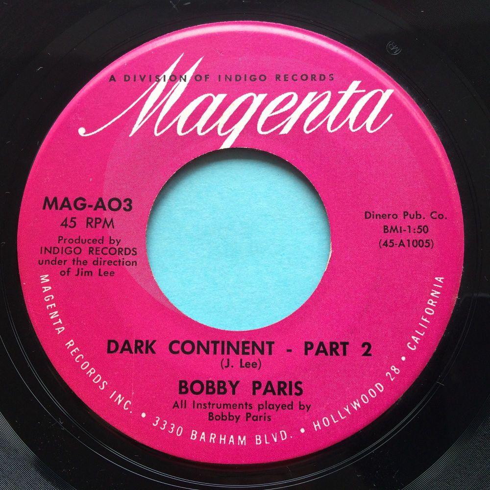 Bobby Paris - Dark continent Pt2 - Magenta - Ex