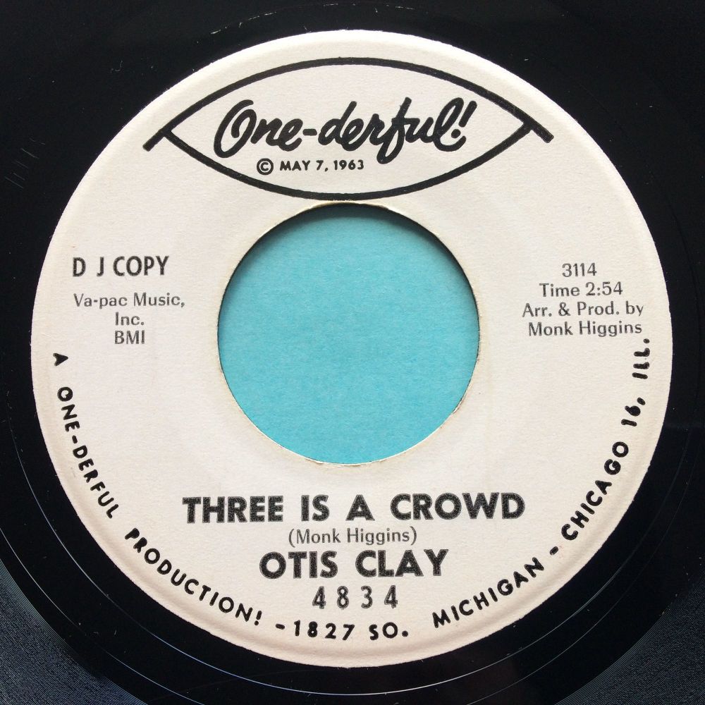 Otis Clay - Three is a crowd - One-derful promo - M-