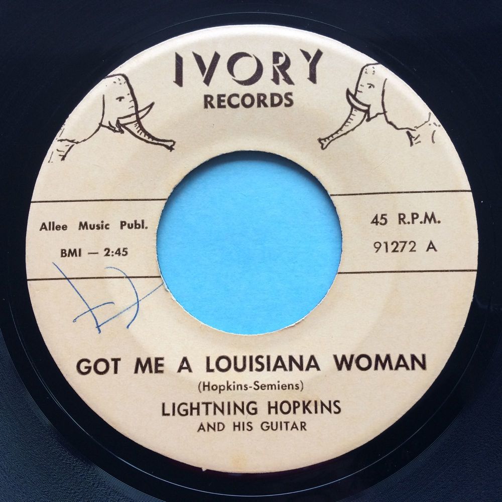 Lightning Hopkins - Got me a Louisiana woman - Ivory - Ex