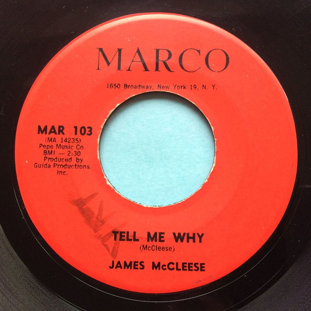 James McCleese - Tell me why - Marco - Ex-