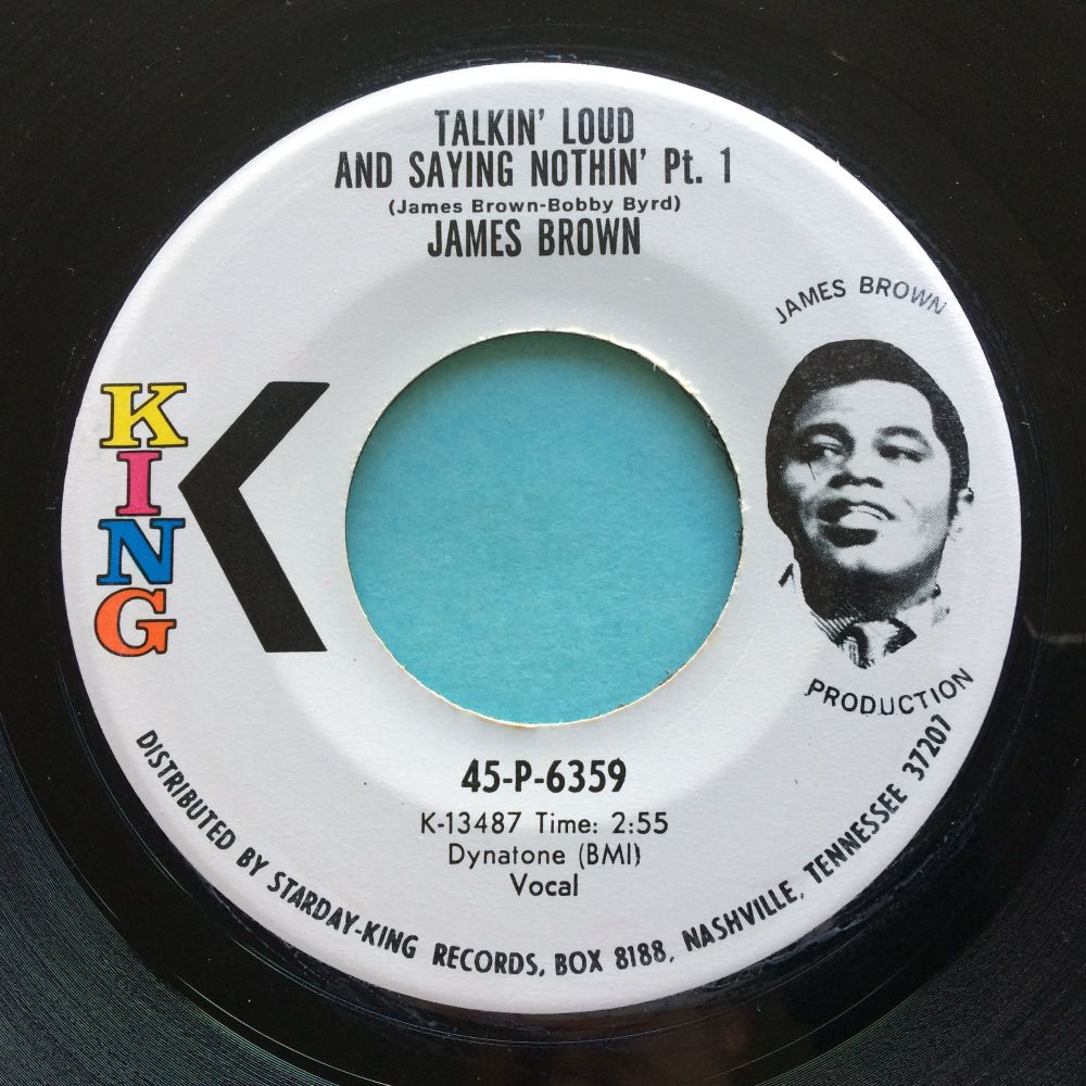 James Brown - Talkin' loud and saying nothin' - King - Ex